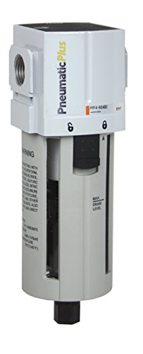 PneumaticPlus PPF4-N04B Compressed Air Filter 1/2" NPT, 5 Micron - size: 1/2" NPT