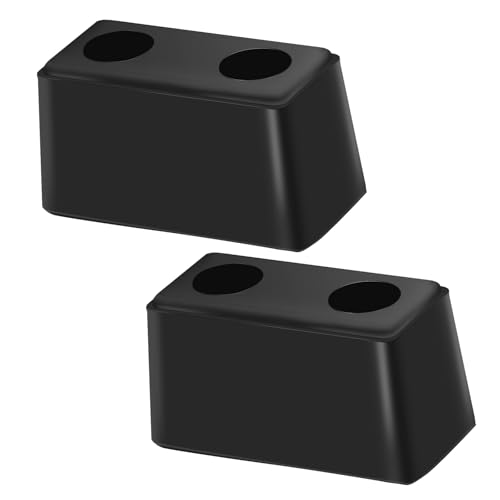 2-Pack Guards Dock Buffers– 6x3x3Inch Heavy Duty Rubber Bumper Block - size: 2PCS
