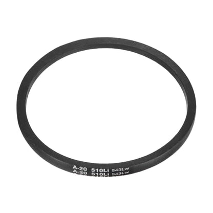 uxcell 5Pcs A20 Classic Wrapped Rubber V-Belt, 22" Lo x 0.51" W x 0.32" H - size: A20