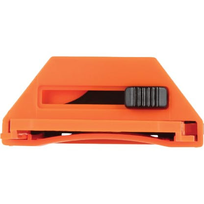 Klein Tools 44125 Utility Knife Blade Dispenser with 50 Triple Ground Replacement Blades for Long-Lasting Sharpness