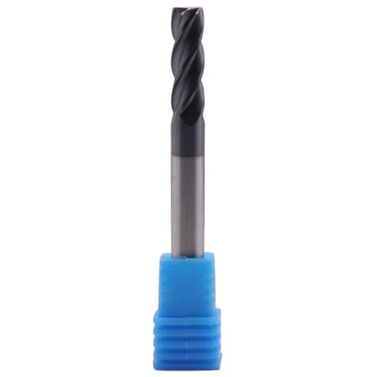 4 Flute Solid Carbide Square End Mill Set(5Pcs, 1/4in), AlTiN Coated - size: 1/4 in