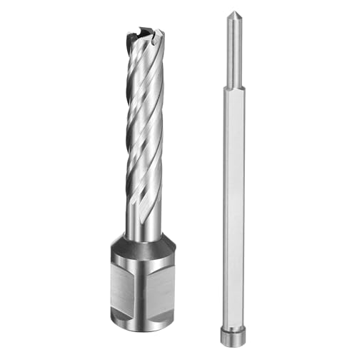 HARFINGTON Annular Cutter 27/64" Cutting Diameter Shank 3/4" with 2" Depth of Locating Pin M2 High-Speed Steel Drill Bit Annular Cutter for Standard Magnetic Drills Machine Tools Mills - size: 27/64 inch * 2 inch
