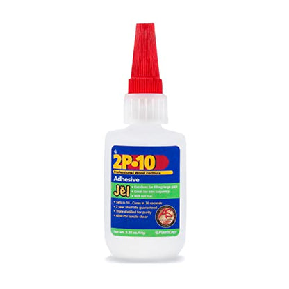 FastCap 2P-10 JEL (No-drip Formula) –Industrial Strength Heavy-Duty Super Glue -(CA Adhesive) - 2.25 oz/64g. Great for use on Vertical Surfaces. Shock Resistant. Activator Sold Separately (1-Bottle) - style: JEL