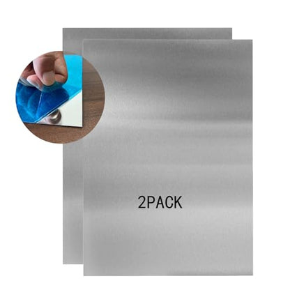 430 Stainless Steel Metal Plates,Suitable for Installation Plate Walls, Suitable for Metal Plates in processes, Kitchens, and Offices (2, 0.5mm Thick-6inch x 12inch) - size: 0.5mm Thick--6inch x 12inch