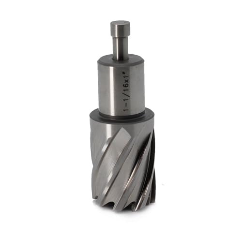OSCARBIDE 1-1/16" x 1" HSS Annular Cutter 3/4" Weldon Shank Mag Drill Bit