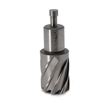 OSCARBIDE 1-1/16" x 1" HSS Annular Cutter 3/4" Weldon Shank Mag Drill Bit