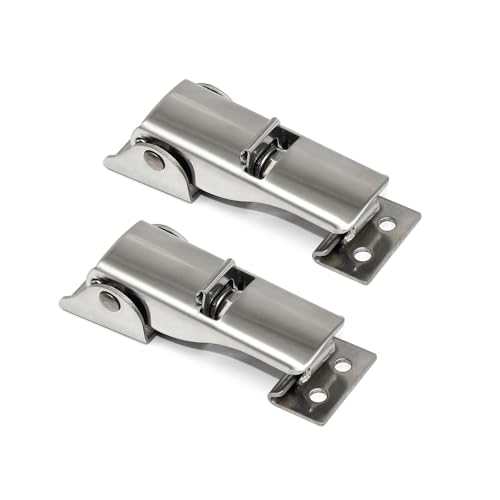 Stainless Steel Equipment Latch, Adjustable Latch, Industrial Hasp Latch - size: C / stainless steel