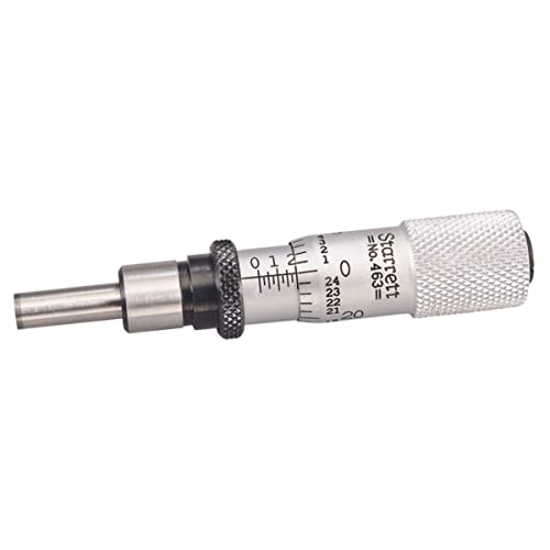 Starrett Micrometer Head, 0-1/2" Range, .0001" Graduations