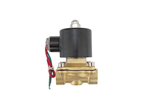 1/2 inch 220V-240V AC VAC Brass Electric Solenoid Valve NPT Gas Water Air NC N/C