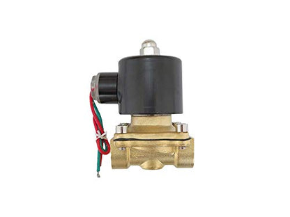 1/2 inch 220V-240V AC VAC Brass Electric Solenoid Valve NPT Gas Water Air NC N/C