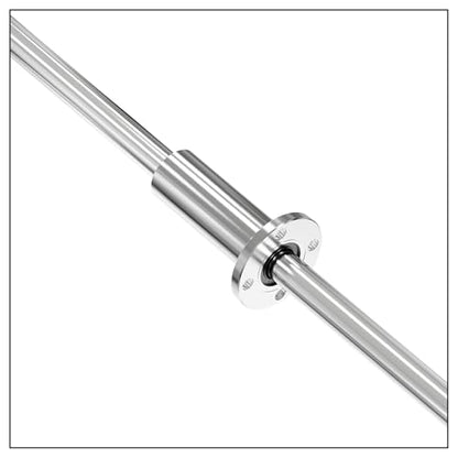2PCS LMF10LUU Circular Flange Linear Ball Bearings, 10mm Bore Dia, 19mm OD, 55mm Length with Double Side Rubber Seal for CNC,3D Printer - size: LMF10LUU Size 10x19x55mm