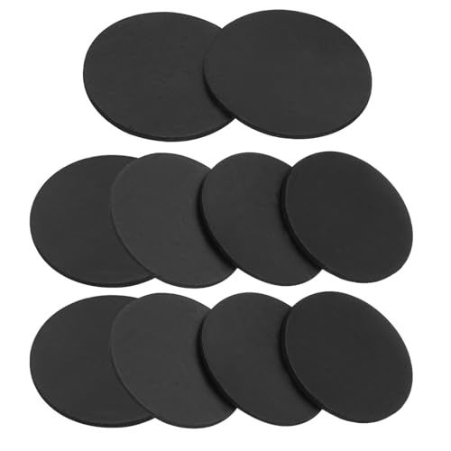 PATIKIL Rubber Solid Discs Washers 22mm OD x 1mm Thick 10 PCS - size: 22mm x 1mm