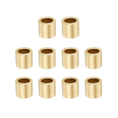 Sintered Bronze Sleeve Bearing Bushing 8mm ID x 12mm OD x 10mm L Oil-Impregnated 10pcs - size: 8*12*10mm