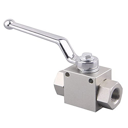 DERNORD High Pressure Ball Valve Kit 3/8 Inch Quick Connect for Power Washer Hose, 4500 PSI (3/8'') - size: 3/8 Inch
