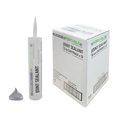 HYDRO-BLOK Construction Joint Sealant, 10 oz 2-Pack, Low VOC Polyurethane, Waterproof & Weather-Resistant Elastomeric Caulk for Indoor/Outdoor Repairs - style: 10 oz - 2 Pack