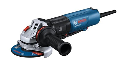 BOSCH GWS14-50P 5 In. Angle Grinder with Lock-On Paddle Switch - Complete Set for Versatile Grinding and Cutting