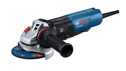 BOSCH GWS14-50P 5 In. Angle Grinder with Lock-On Paddle Switch - Complete Set for Versatile Grinding and Cutting