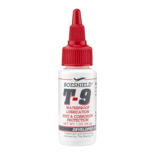 Boeshield T-9 ® Automotive Waterproof Lubricant & Corrosion Inhibitor, Wax-Based Rust Prevention and Metal Protectant, 1 oz Drip Bottle