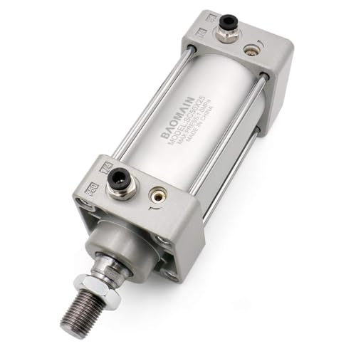 BAOMAIN Pneumatic Air Cylinder 2" Bore 1" Stroke SC50x25