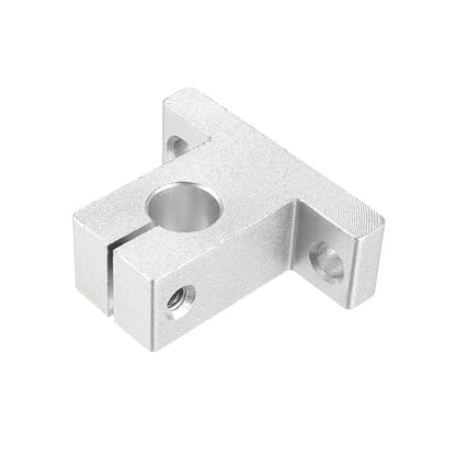 uxcell 4pcs SK10 Aluminum Linear Rod Rail Shaft Support for 10mm Diameter Shaft, Linear Motion Rail Guides Mounting Bracket with Wrench for CNC Machine, 3D Printer, Automation Equipment - size: SK10