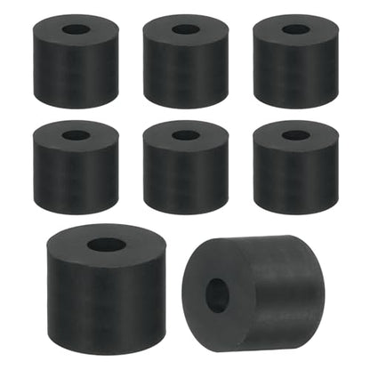 uxcell 18Pcs Thick Rubber Spacer, 1 Inch OD x 3/8 Inch ID x 13/16 Inch Thickness Round Rubber Bushings Anti Vibration Flat Spacer Washers for Home Industrial Machinery - size: 1 Inch OD x 3/8 Inch ID x 13/16 Inch T