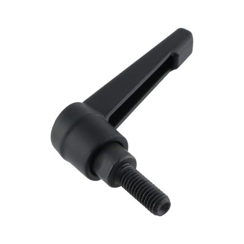 Clamping Lever Handles M6 x 16mm Push Button Ratchet Lever Male Threaded Stud Adjustable Handles Hand Knobs Rotating Screw Handles Bolts with Locking Lever -6pcs - size: M6 x 16mm