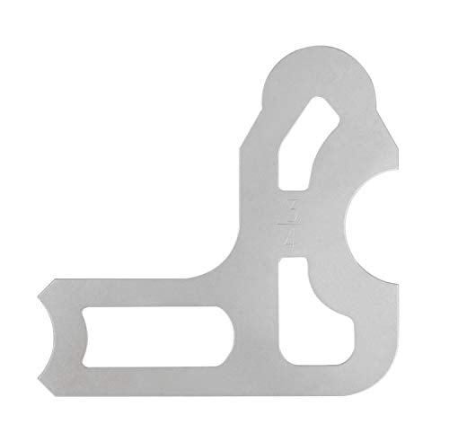 Accusize 8 Pc Radius Gauge Set 9/16 in to 1 in by 16ths
