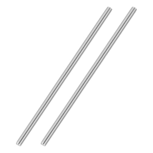 M4-0.7 Fully Threaded Rod 130mm Length Coarse Thread 2Pcs - size: M4‑0.7 130mm