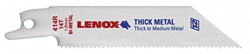 Lenox 5-Pack 4-in 14-Tpi Bi-Metal Reciprocating Saw Blade