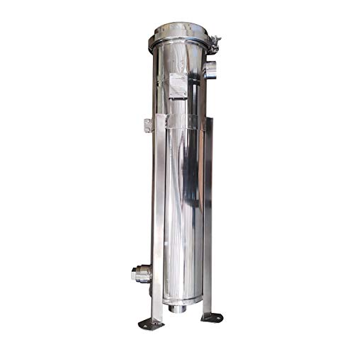 PRM #2 Stainless Steel Bag Filter Housing, 2 Inch NPT Inlet, Dual Side or Bottom 2 Inch NPT Outlet, 100 psi