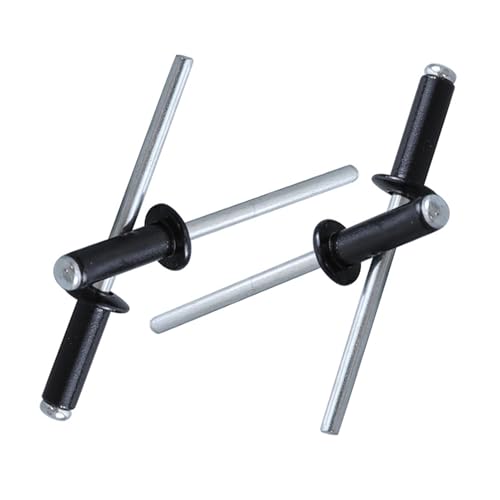 Maozaa 100Pcs 3/16" x 1/2" Aluminum Blind Rivets, Black Pop Rivets - color: Black, size: 3/16" x 1/2"