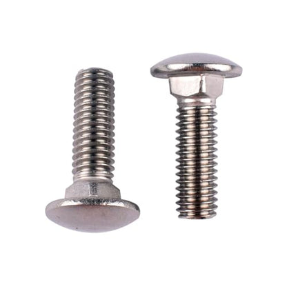 1/4-20 x 1/2" Carriage Bolts Screws, 18-8 Stainless Steel 304, Round Head, Square Neck, UNC Fully Machine Coarse Threaded,20Pcs - size: 1/4-20 x 1/2" (20 PCS)