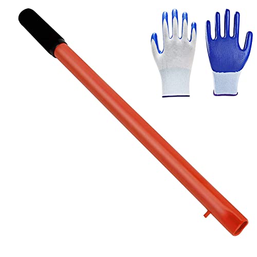 ANCKNE Horizontal Hydraulic Jack Handle 2 Ton, Jack Handle Replacement, with Rubber Gloves Automotive Car Jack Accessories Red - color: Red-1