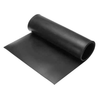 MECCANIXITY Solid Rubber Sheet 1/4" Thick x 12" Wide x 27.5" Long, Anti-Slip Neoprene Rubber Roofing Material for Gaskets DIY Material, Pads, Seal, Bumpers - size: 1/4" x 12" x 27.5"
