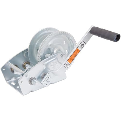 Dutton-Lainson Company - Pulling Winch - 600 lb to 3,200 lb Capacity - Rust-Resistant, for Horizontal Pulling Applications and Hauling - Plated, with or Without Strap, Manual Use - Made in USA - style: No Strap