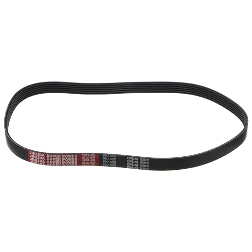 uxcell 6K413/6PK1050 Serpentine Belt 6 Ribs 1050mm Length x 21mm Width x 5mm Height, EPDM Poly V Belt, Multi Wedge Micro V Belt for Vehicle - size: 6PK1050