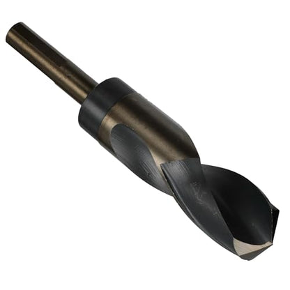 Drill America - KFDRSD1-1/8 1-1/8" Reduced Shank High Speed Steel Black & Gold KFD Drill Bit with 1/2" Shank, KFD Series - size: 1-1/8", style: 1/2" Shank