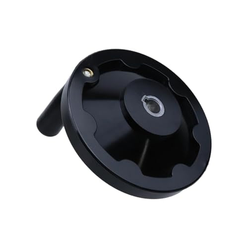 4.92"/ 125mm Black Back Corrugated Hand Wheel for Milling Machine