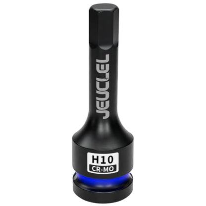 10mm Hex Impact Bit Socket, H10 1/2" Drive Allen Socket, Cr-Mo - size: 1PC | H10 10MM