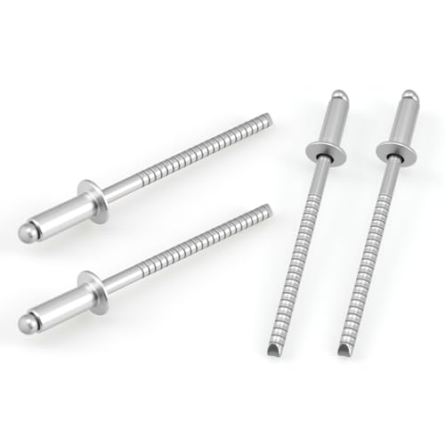SDTC Tech Stainless Steel Blind Rivets 1/8" x 5/16", 4-3 Open End Type - size: 4-3 50pack