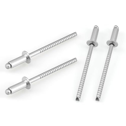 SDTC Tech Stainless Steel Blind Rivets 1/8" x 5/16", 4-3 Open End Type - size: 4-3 50pack