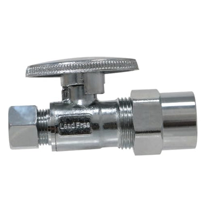 5 Pack XFITTING 3/8" OD Compression x 1/2" CPVC Straight Valve - size: .5" CPVC x .375" Straight