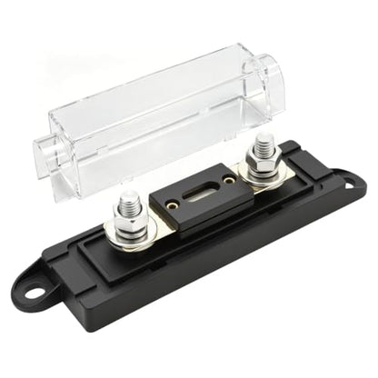 0/2/4 Gauge AWG Inline ANL Fuse Holder, Suitable for Use in Cars, Trucks, and Boats (500A) - size: 500A