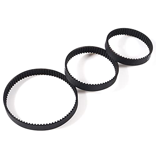 6PCS GT2 Timing Belt - 110mm, 158mm, 200mm, 300mm, 400mm, 610mm Width 6mm + 2PCS GT2 Timing Belt Pulley 20 Teeth 5 Bore for 3D Printer, Dishwashers, Packaging Machinery