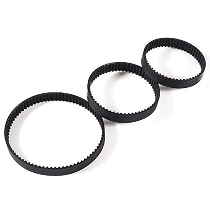 6PCS GT2 Timing Belt - 110mm, 158mm, 200mm, 300mm, 400mm, 610mm Width 6mm + 2PCS GT2 Timing Belt Pulley 20 Teeth 5 Bore for 3D Printer, Dishwashers, Packaging Machinery