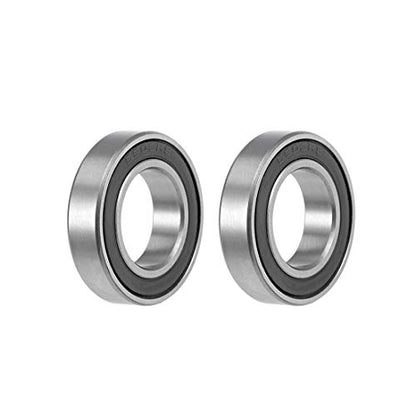 uxcell 6903-2RS Deep Groove Ball Bearings 17x30x7mm Chrome Steel Z2 2pcs - size: 17x30x7mm
