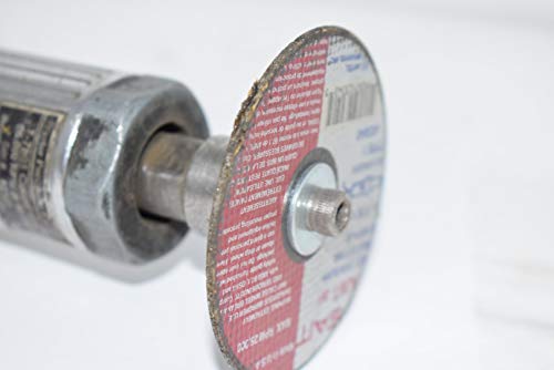 3" Cutoff Tool: RPM:22,000. Arbor 3/8". Air Inlet: 1/4" NPT. 90PSI Max.