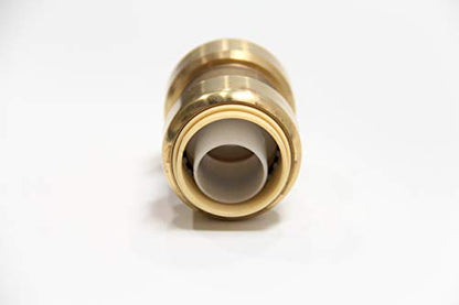 6Pcs EFIELD 3/4 Inch Straight Coupling Push-Fit Fitting(PF008-6) - size: 3/4 Inch(P6), style: Straight Coupling