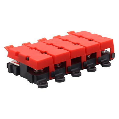 4way Midi Fuse Holder Automotive Marine Boat Car Audio Brass Fuse Blocks Midi Holder 1in 4 Out with 30A 60A 100A Midi Fuses Distribution Block - size: 4way Midi