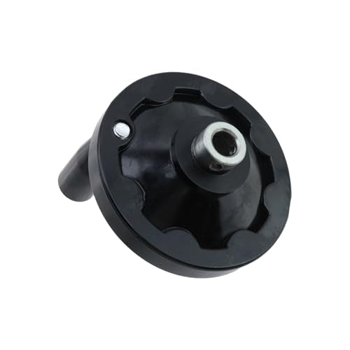 2 Pcs Black 3.94"/100mm Wooden back corrugated Hand Wheel - style: 2 Pcs 100mm Dia.×10mm Hole Dia.(with Allen Wrench)
